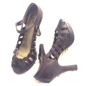 Brown High Heel Sandals